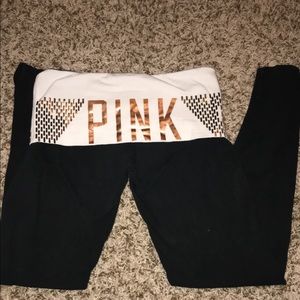 Pink yoga pants!